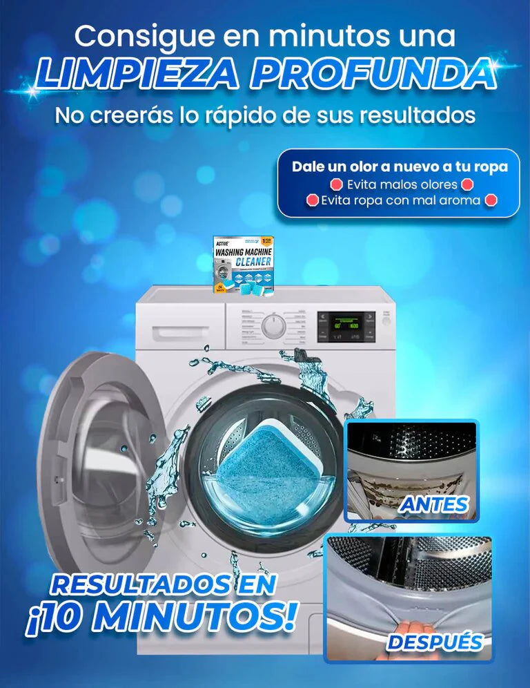 Efficlean: saca la mugre que tu lavadora esconde.