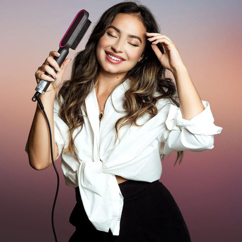 Cepillo Alisador Eléctrico Cabello