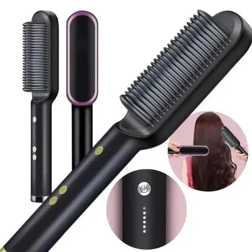 Cepillo Alisador Eléctrico Cabello